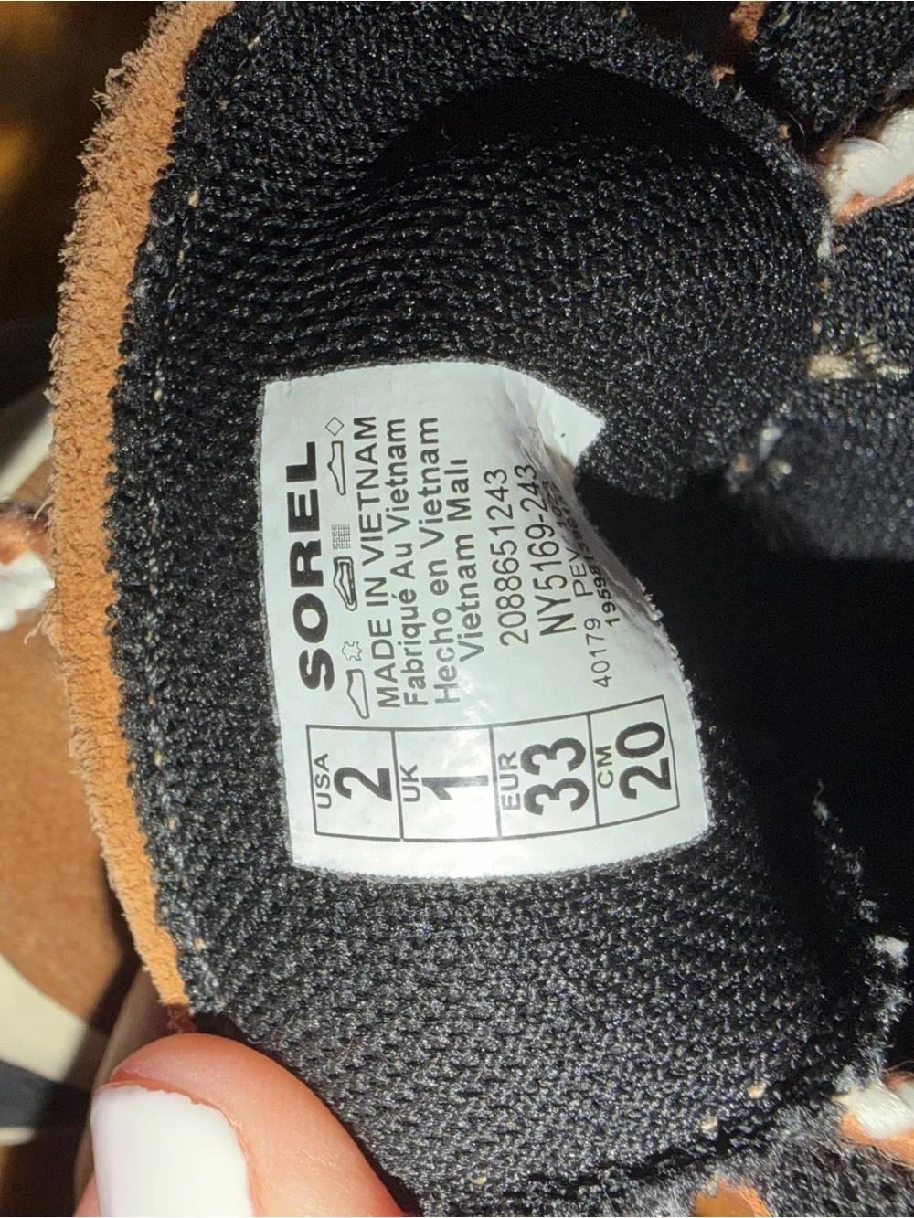 Sorel Kids Brown and Black Duck Boots